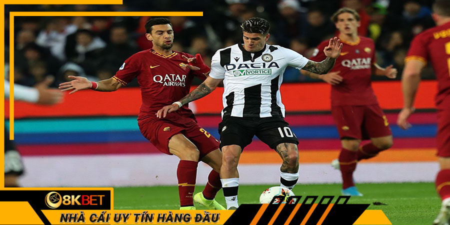 Thống kê đối đầu giữa hai đội Roma vs Udinese trong quá khứ